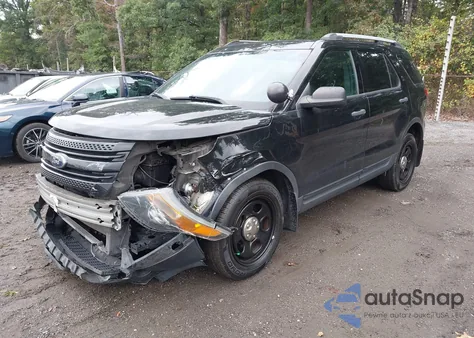 2013 Ford Police Interceptor из США, поврежденный, VIN 1FM5K8AR3DGA34017
